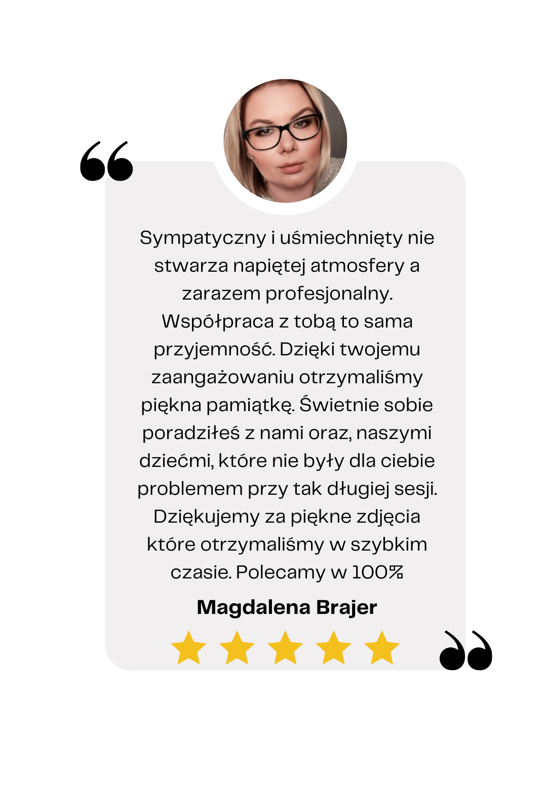 Wojtek is an absolute gem in the world of photography! His professionalism is outstanding, he consistently puts everyone at ease, and his work is nothing short of amazing. Highly recommended! (8)